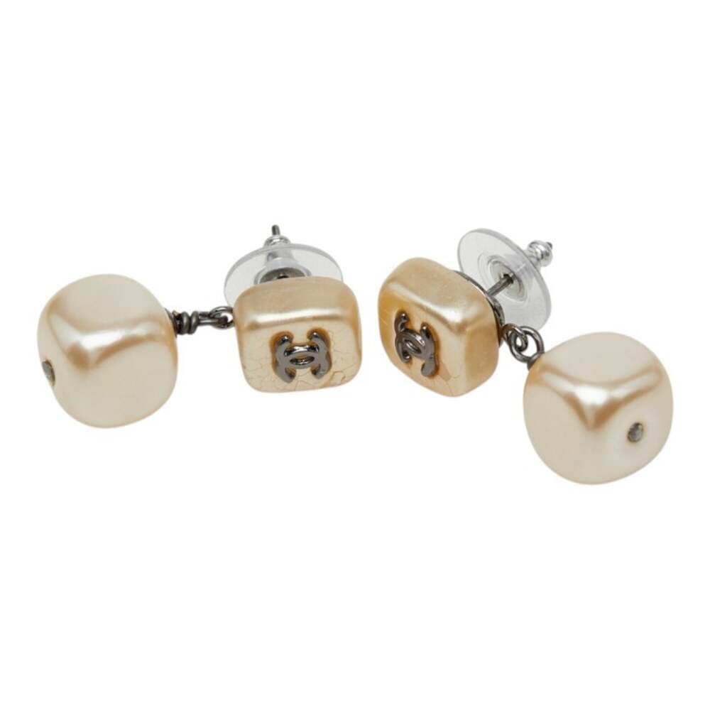 Chanel Cc Logo Stud Earrings Metal #276138C59B